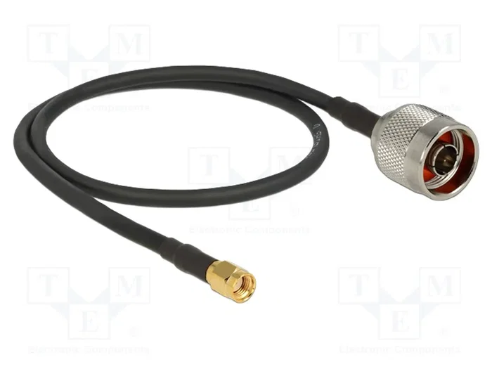 DeLOCK 88937 Cable coaxial CFD200 con conector RP-SMA, 0,5 m DeLOCK 88937 Cable coaxial CFD200 con conector RP-SMA, 0,5 m