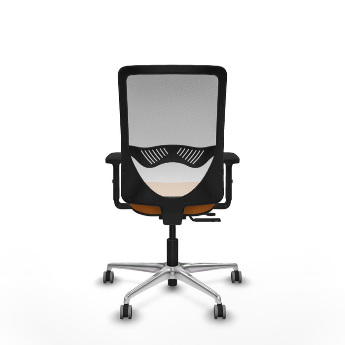 PIQUERAS Y CRESPO Silla de oficina Zulema Naranja y Blanco PIQUERAS Y CRESPO Silla de oficina Zulema Naranja y Blanco