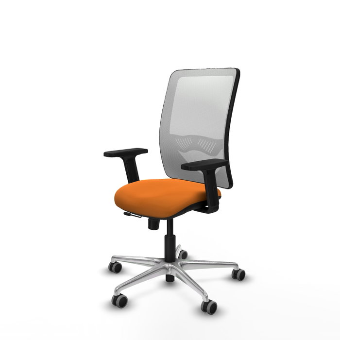 PIQUERAS Y CRESPO Silla de oficina Zulema Naranja y Blanco PIQUERAS Y CRESPO Silla de oficina Zulema Naranja y Blanco