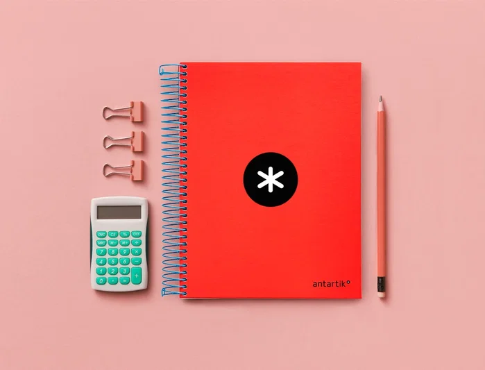 Antartik Cuaderno Espiral A5 Micro Antartik Tapa Forrada 120 Hojas Cuadro 5mm