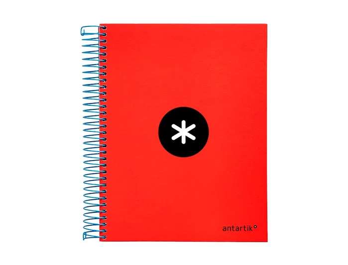 Antartik Cuaderno Espiral A5 Micro Antartik Tapa Forrada 120 Hojas Cuadro 5mm