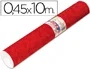 Aironfix 67803 Rollo Adhesivo Ante Rojo, Papel Plastificado Autoadhesivo para Forrar Madera, Metal, Plástico, Paredes - 10 m