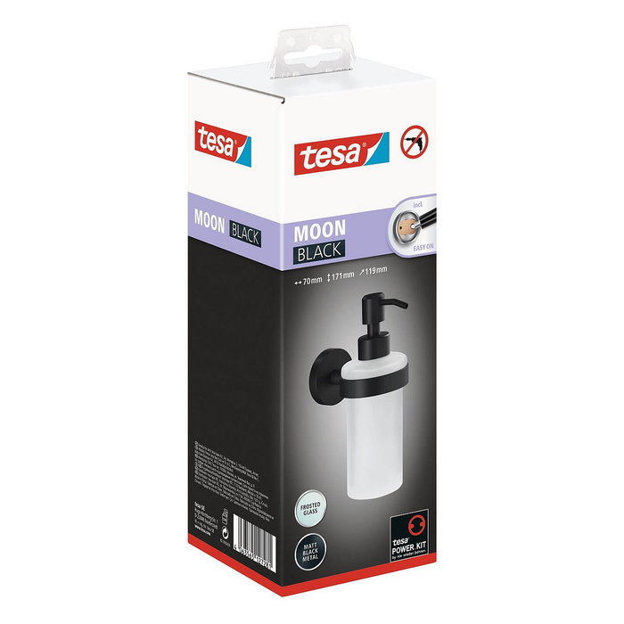 Tesa MOON BLACK Dispensador de jabón de pared 0,2 L Tesa MOON BLACK Dispensador de jabón de pared 0,2 L