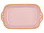 La Dehesa Cazuela Barro Rectangular con Asas 23 cm Rosa (Set de 8)