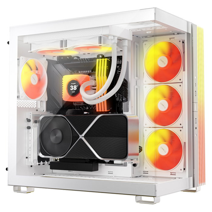 be quiet! LIGHT LOOP IO LCD 240 mm Blanco
