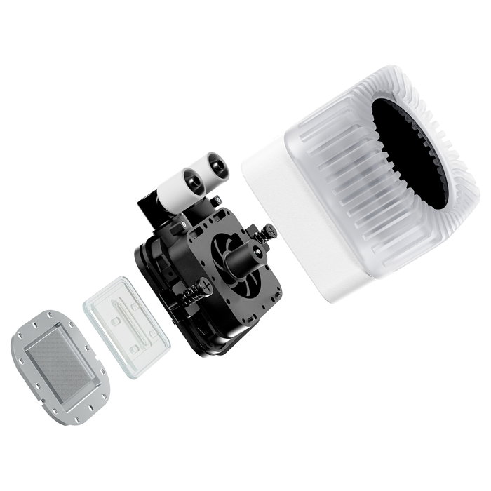 be quiet! LIGHT LOOP IO LCD 240 mm Blanco