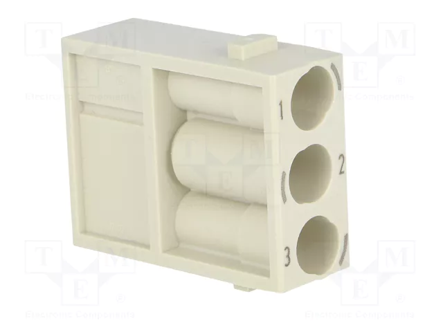 HARTING Módulo Conector HDC Macho Han-Modular® 40A 690V 3 Pines