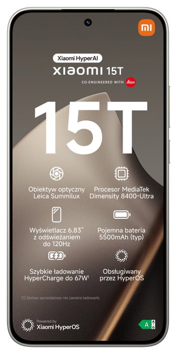 Xiaomi 15T 5G, 12GB RAM, 512GB, Gris Xiaomi 15T 5G, 12GB RAM, 512GB, Gris