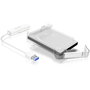 ICY BOX IB-AC703-U3 Carcasa para HDD/SSD de 2.5 pulg. SATA III a USB-A Blanco