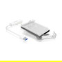 ICY BOX IB-AC703-U3 Carcasa para disco duro/SSD de 2.5" SATA a USB-A 3.0 con cable integrado y compatible con UASP