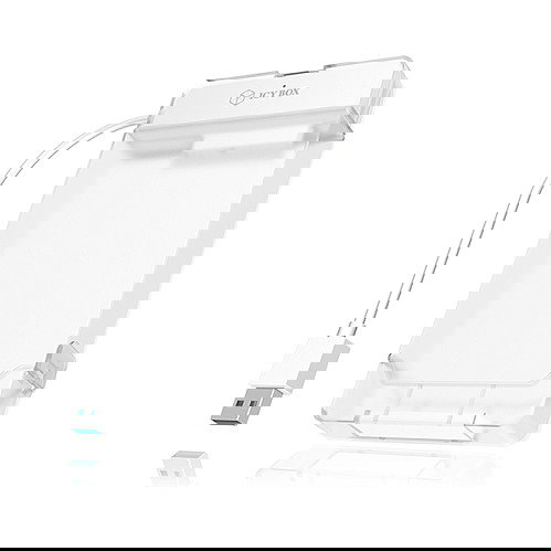 ICY BOX IB-AC703-U3 Carcasa para disco duro/SSD de 2.5" SATA a USB-A 3.0 con cable integrado y compatible con UASP