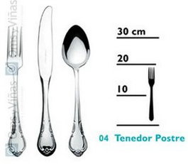 OMS Orly Tenedor Postre (Set de 12)