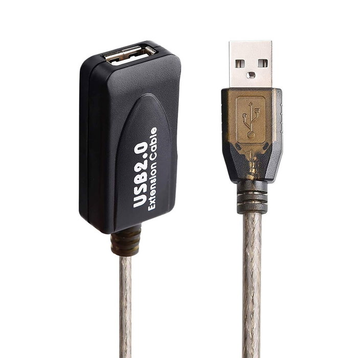 Ewent EW1024 Cable USB 2.0 de 25 m Negro
