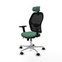 PIQUERAS Y CRESPO Silla de oficina Jorquera Verde esmeralda y Negro