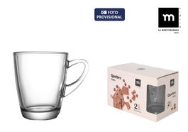 La Mediterranea Set 2 Tazas "Quebec" Md Ø8.4x10.3 cm (24 Cajas)