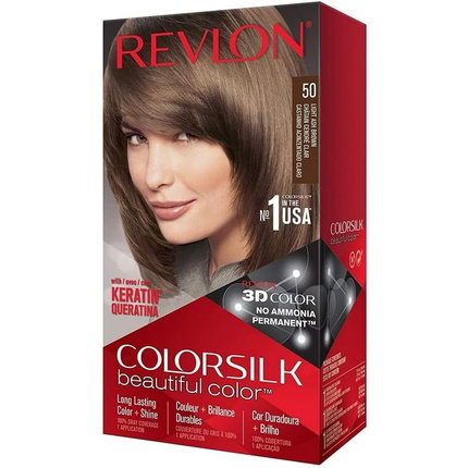Revlon COLORSILK Tinte 50-castaño claro cenizo