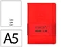Antartik Cuaderno A5 Tapa Dura Rojo Hojas Lisas 100 Hojas 80gr FSC