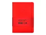 Antartik Cuaderno A5 Tapa Dura Rojo Hojas Lisas 100 Hojas 80gr FSC