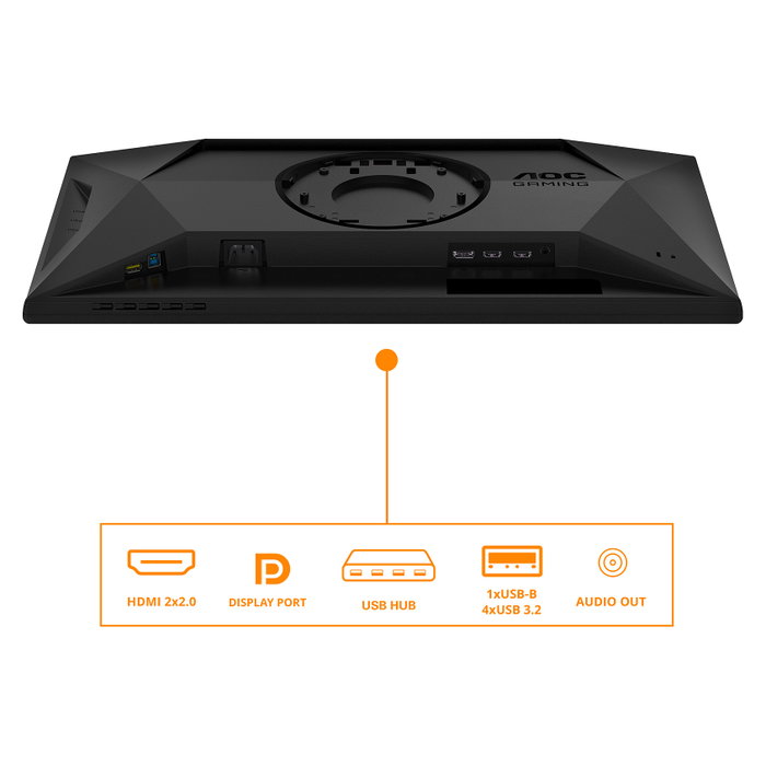 AOC 25G4SXU Monitor Gaming 24.5'' Fast IPS 310Hz Full HD Black/Grey