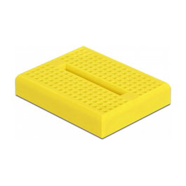 DeLOCK Mini Placa de Circuitos Experimental 170 Contactos Amarillo
