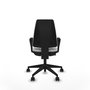 PIQUERAS Y CRESPO Silla de oficina Elche en color Blanco con Brazos Fijos