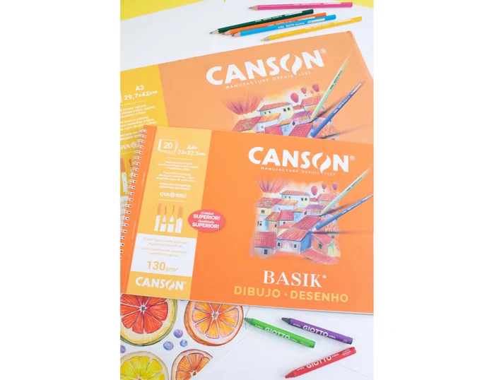 Canson Bloc Dibujo Basik DIN A4 23x32.5 cm 20 Hojas 150 gr/m2