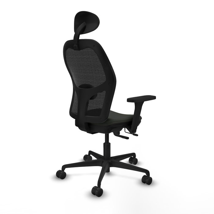 PIQUERAS Y CRESPO Silla de oficina Jorquera con mecanismo Sincro/Traslack, Tela Negra PIQUERAS Y CRESPO Silla de oficina Jorquera con mecanismo Sincro/Traslack, Tela Negra