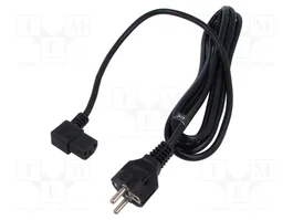 POS Cable de alimentación H05VV-F 3x1mm2 Negro 3m
