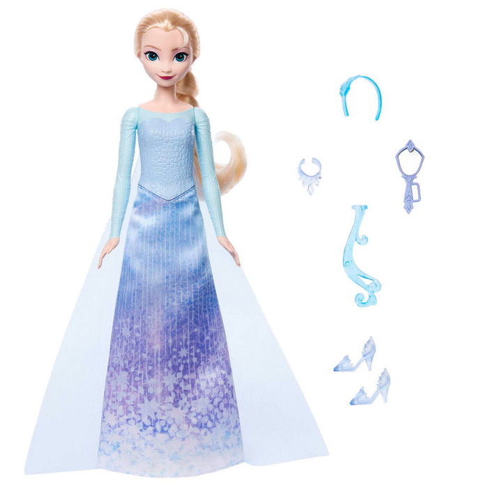 MATTEL Muñeca Elsa Spin & Reveal Disney Frozen