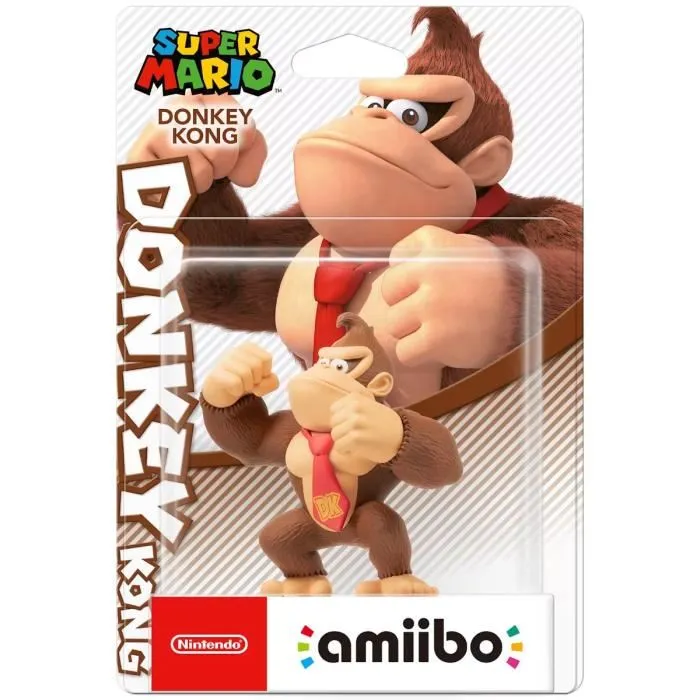 Nintendo Amiibo Figura Coleccionable Donkey Kong Super Mario Collection para Wii U, Nuevo 3DS, 3DS XL, 2DS, 3DS Nintendo Amiibo Figura Coleccionable Donkey Kong Super Mario Collection para Wii U, Nuevo 3DS, 3DS XL, 2DS, 3DS