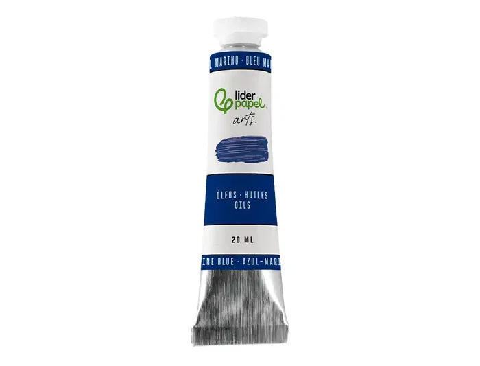 Liderpapel Pintura al Óleo Tubo de Aluminio 20 ml Azul Marino