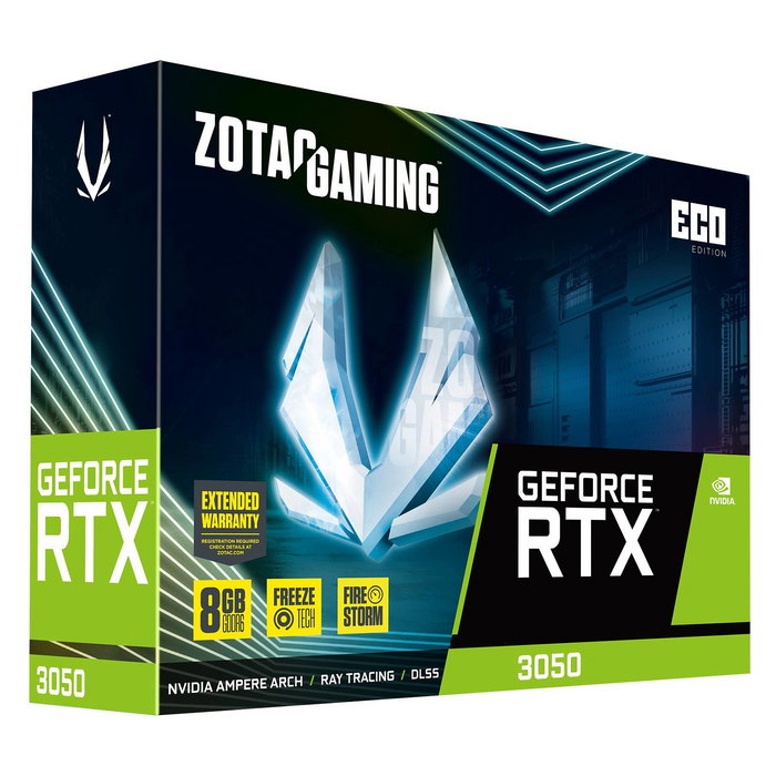 Zotac Tarjeta Gráfica Gaming GeForce RTX 3050 Eco 8GB GDDR6 Zotac Tarjeta Gráfica Gaming GeForce RTX 3050 Eco 8GB GDDR6