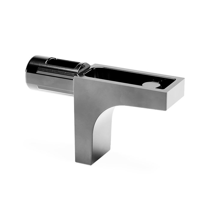 ITALIANA FERRAMENTA Soporte Estante Cristal K-Line Acabado Níquel Negro Set 100 ITALIANA FERRAMENTA Soporte Estante Cristal K-Line Acabado Níquel Negro Set 100