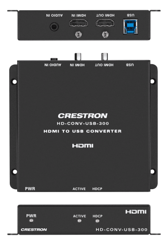 Crestron HD-CONV-USB-300 Convertidor USB 3.0 con Entrada HDMI y Audio Analógico, Captura Video 1080p60 y Escala 4K a 1080p