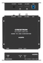 Crestron HD-CONV-USB-300 Convertidor USB 3.0 con Entrada HDMI y Audio Analógico, Captura Video 1080p60 y Escala 4K a 1080p