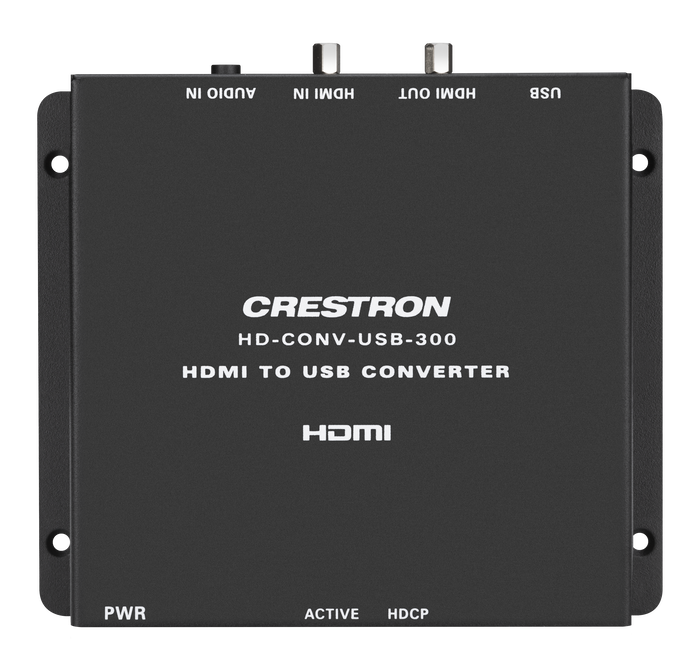Crestron HD-CONV-USB-300 Convertidor USB 3.0 con Entrada HDMI y Audio Analógico, Captura Video 1080p60 y Escala 4K a 1080p
