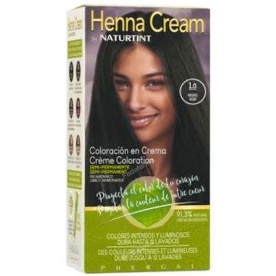 NATURTINT Coloración Semi-permanente Henna Cream 1.0 Negro sin amoniaco, Colores intensos y luminosos que duran hasta 12 lavados NATURTINT Coloración Semi-permanente Henna Cream 1.0 Negro sin amoniaco, Colores intensos y luminosos que duran hasta 12 lavados