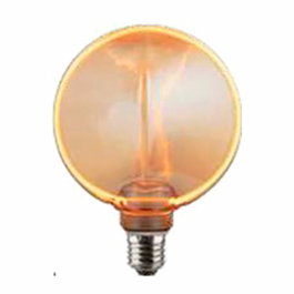 Fbright Bombilla LED G130 Halo Decorativa Exterior Cristal Dorado E27