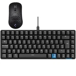 Hiditec GM1K Pack Gaming Teclado Mecánico Inalámbrico y Ratón Inalámbrico GX30 Pro