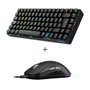Hiditec Pack Gaming GM1K con Teclado Mecánico Red Switch y Ratón GX30 PRO Wireless