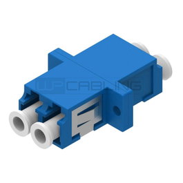 Wp european cabling solution Acoplador de fibra óptica LC/LC Monomodo OS2 Azul
