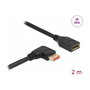 DeLOCK Cable de Extensión DisplayPort Macho 90° Derecha a Hembra 8K 60 Hz 2 m
