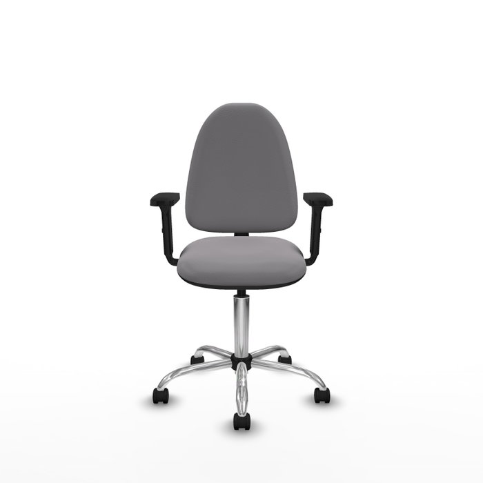 PIQUERAS Y CRESPO Silla de oficina Aýna Gris con brazos 2D PIQUERAS Y CRESPO Silla de oficina Aýna Gris con brazos 2D