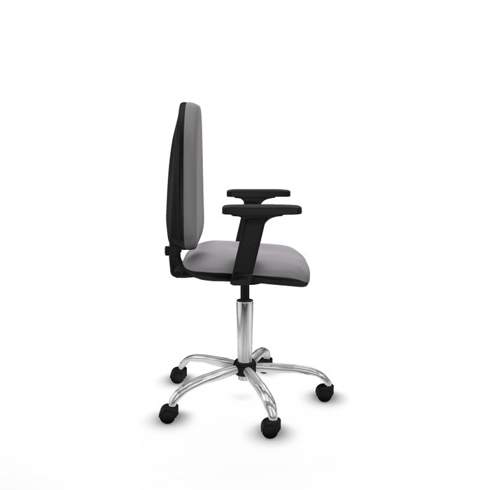 PIQUERAS Y CRESPO Silla de oficina Aýna Gris con brazos 2D PIQUERAS Y CRESPO Silla de oficina Aýna Gris con brazos 2D