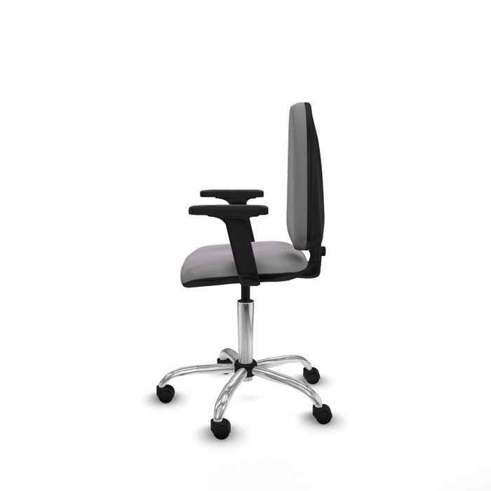 PIQUERAS Y CRESPO Silla de oficina Aýna Gris con brazos 2D PIQUERAS Y CRESPO Silla de oficina Aýna Gris con brazos 2D