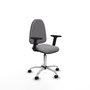 PIQUERAS Y CRESPO Silla de oficina Aýna Gris con brazos 2D