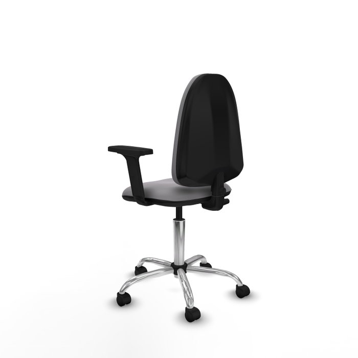 PIQUERAS Y CRESPO Silla de oficina Aýna Gris con brazos 2D PIQUERAS Y CRESPO Silla de oficina Aýna Gris con brazos 2D