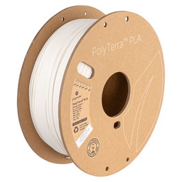 Polmask PLA 1,75mm Filamento para Impresora 3D, Blanco Algodón, 3kg