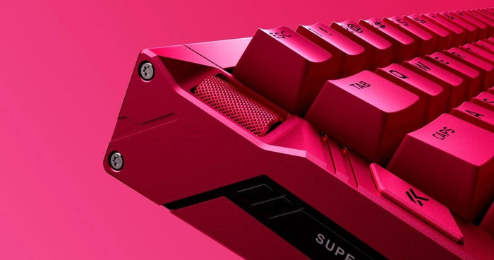 Mchose Ace 68 Turbo Teclado Gaming Magnético Rosa RGB