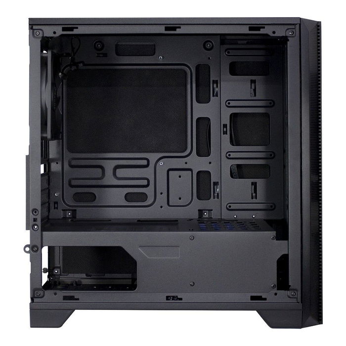 Inter-Tech H-606 Micro Torre PC Negro schallgedämmt